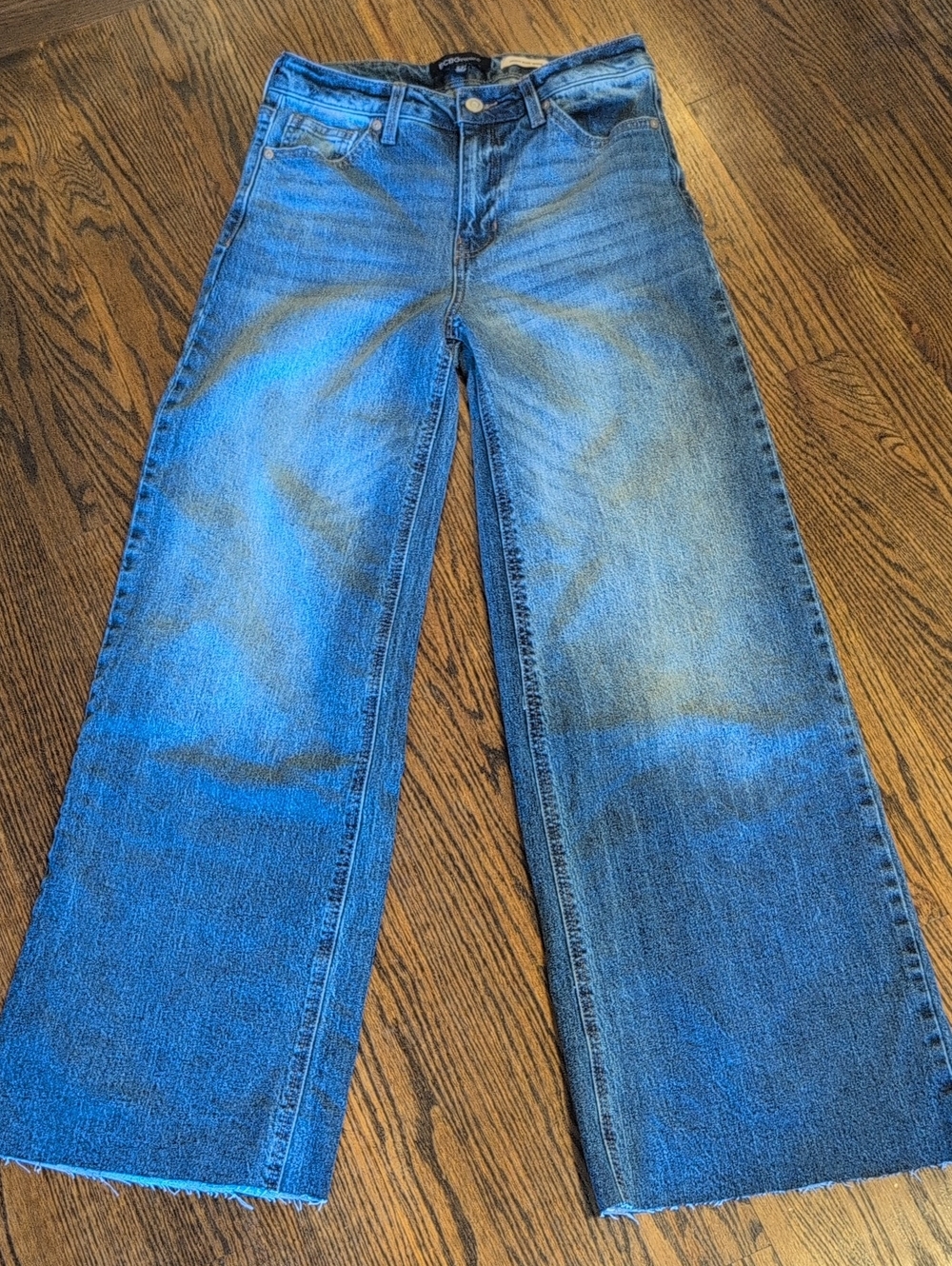 BCBG Generation High Rise Wide Leg Jeans